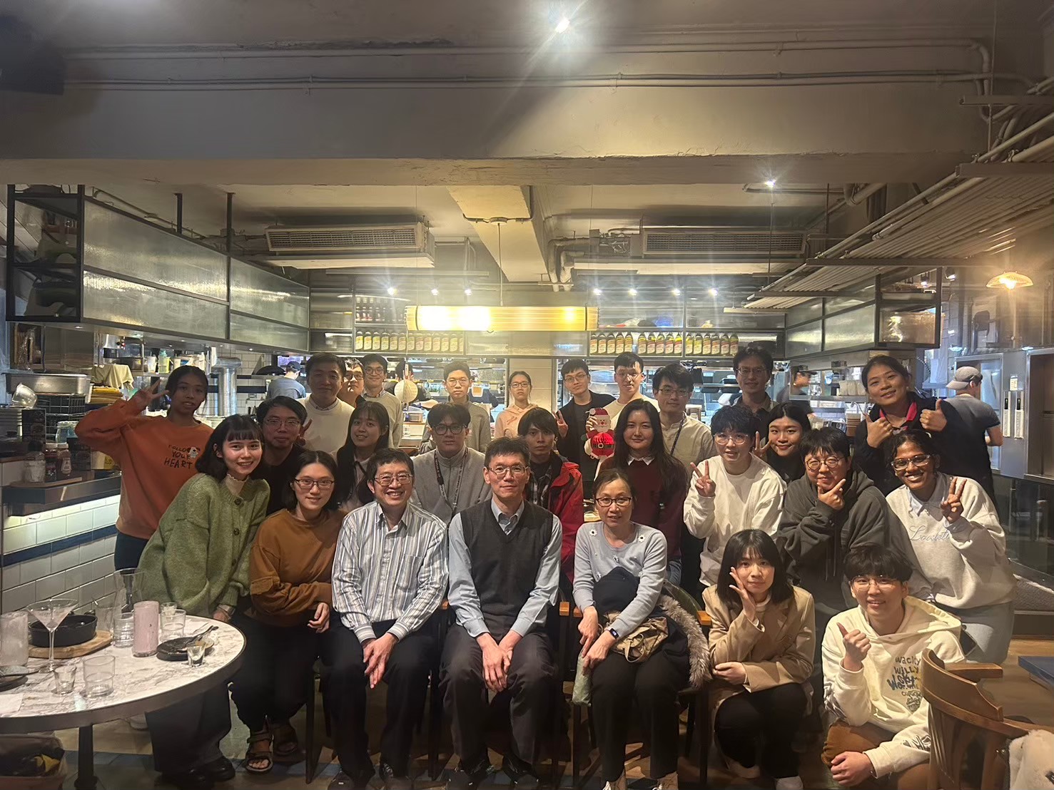 Laboratory team dinner